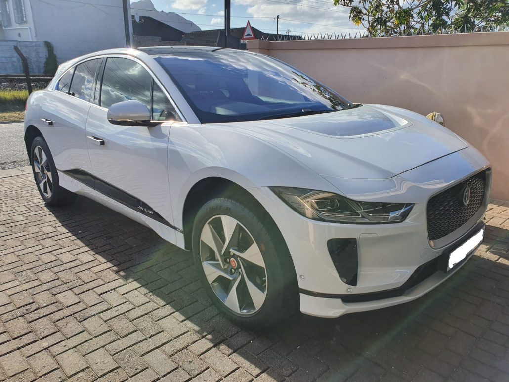 Jaguar I-PACE full electric vehicle of EV in for a detail by ProTouch in Cape Town