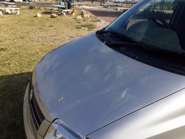 Fiat Panda deeply scratched by pot scourer