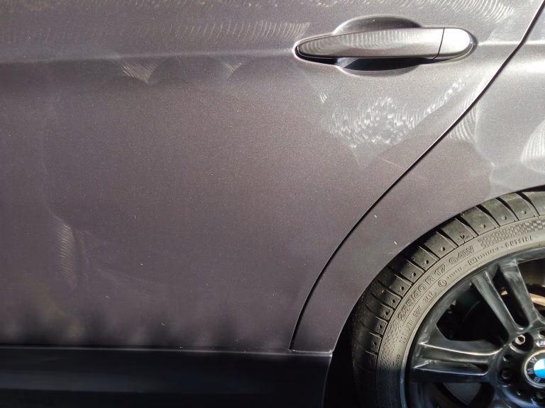 Dark Grey BMW E90 Swirl and Hologram Removal