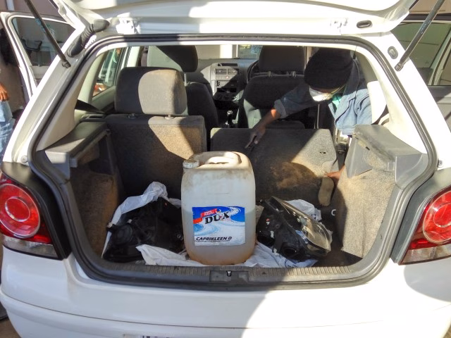 Dog Hair Removal Deep Clean on VW POLO by ProTouch Car Care Cape Town