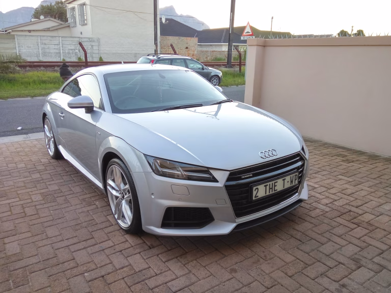 Silver Audi TT Paint correction and coating