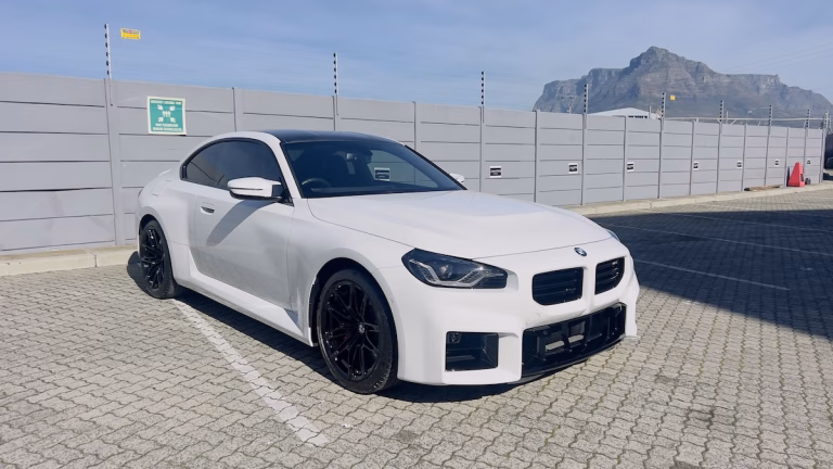 White BMW G87 M2 Deep Scratch Repair Correction and Coating